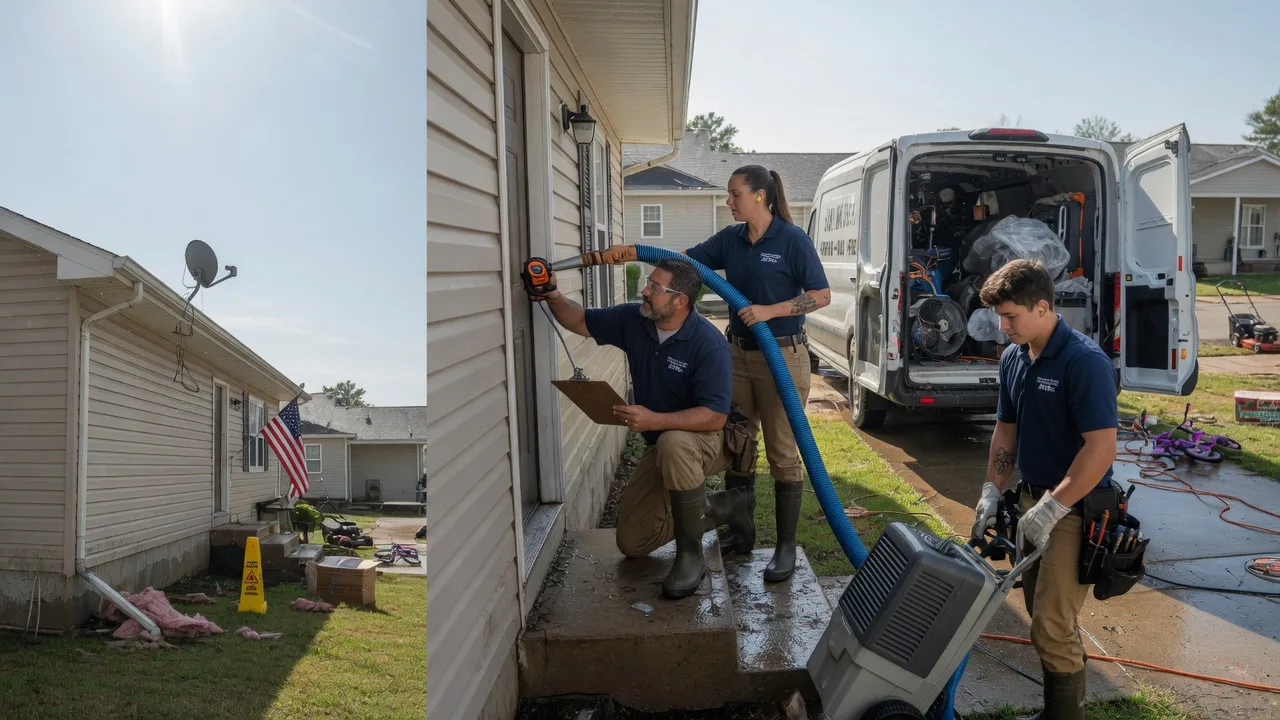 Ceiling Water Damage Restoration in Hull, IA near me
